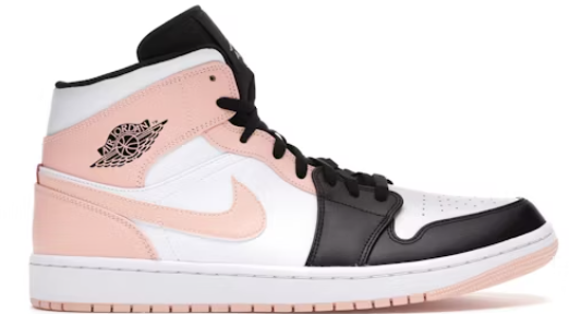 Jordan 1 Mid Arctic Orange Black Toe