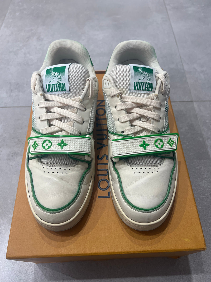 Louis Vuitton Trainer Green Mesh