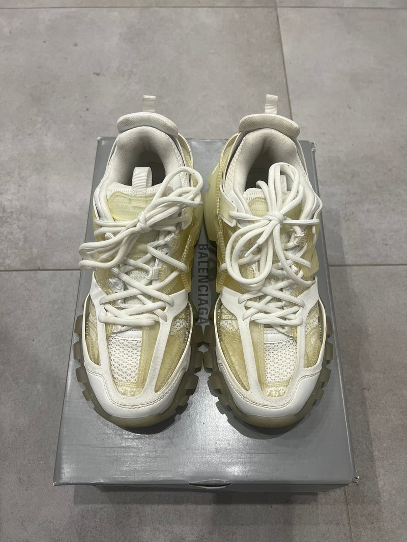 Balenciaga track Clearsole White