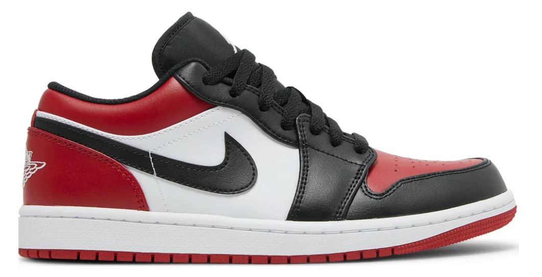 Air Jordan 1 Low Bred Toe