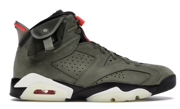Air Jordan 6 Retro x Travis Scott Olive OG