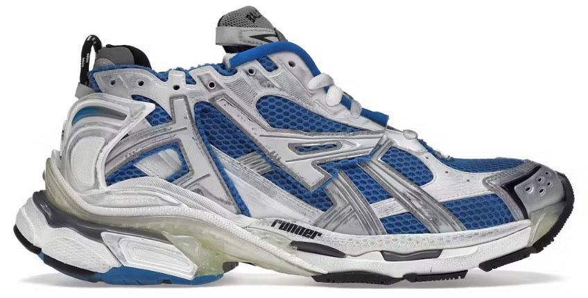 Balenciaga Runner Silver / Blue