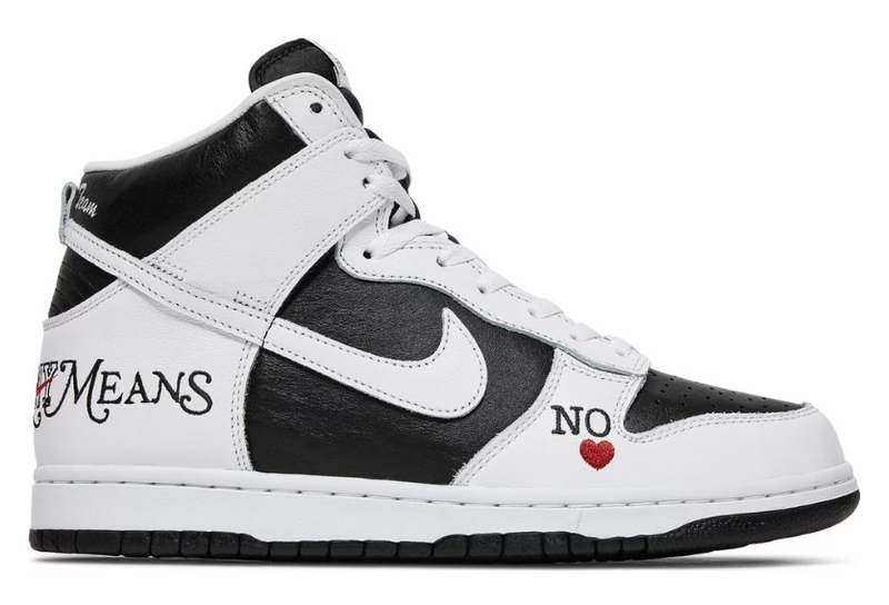 Nike Dunk High SB Supreme By Any Means Black