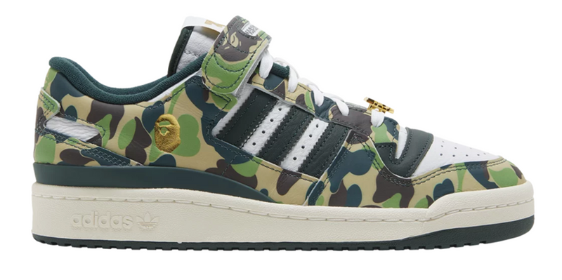 Adidas Forum 84 Low A Bathing Ape / Bape 30th Anniversary Green Camo