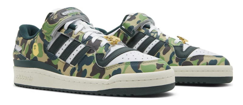 Adidas Forum 84 Low A Bathing Ape / Bape 30th Anniversary Green Camo