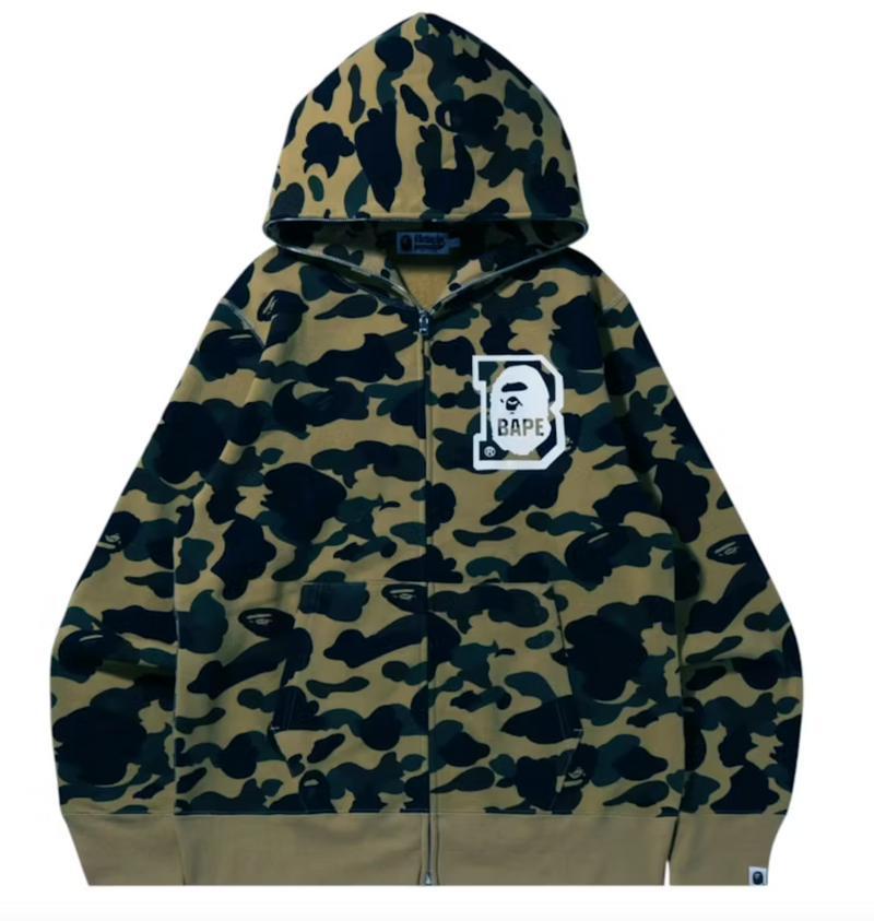 A Bathing Ape / Bape 1st Camo Bape Full Zip Hoodie
