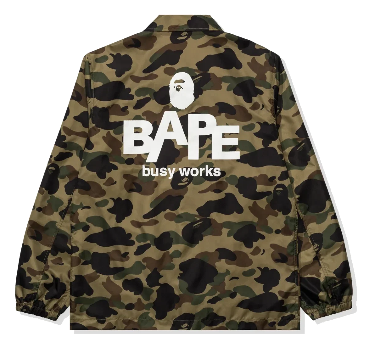 A Bathing Ape / Bape 1st Camo Nylon Twill Coach Jacket