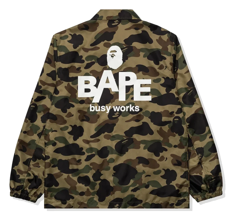 A Bathing Ape / Bape 1st Camo Nylon Twill Coach Jacket