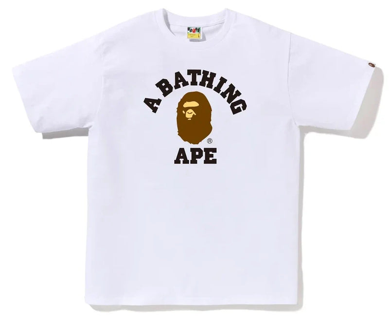 A Bathing Ape / Bape College Tee White