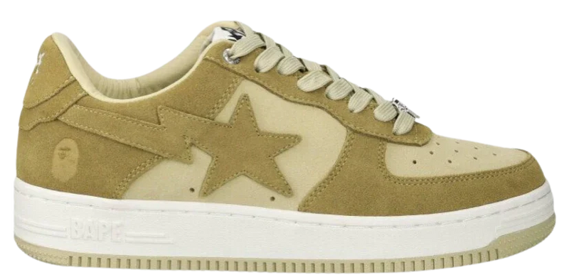 A Bathing Ape / Bape Bapesta Beige
