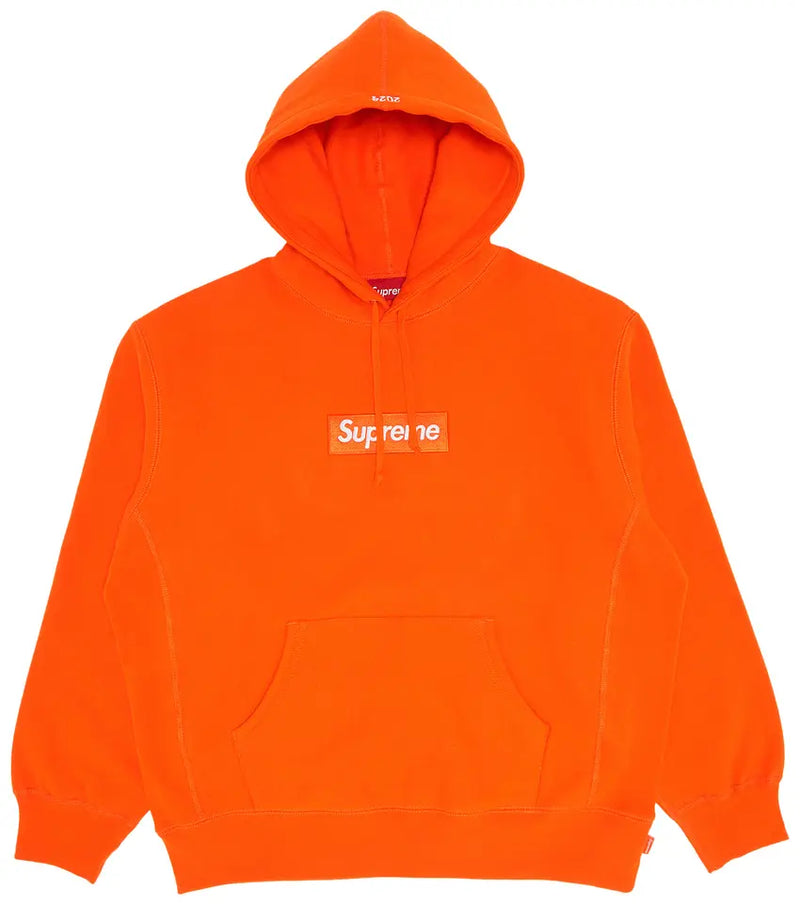 Supreme Box Logo Hooded Sweatshirt (FW24) Dark Orange