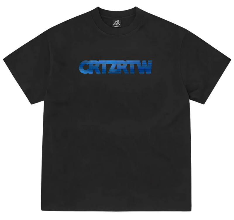 Corteiz CRTZRTW Logo Tee Black