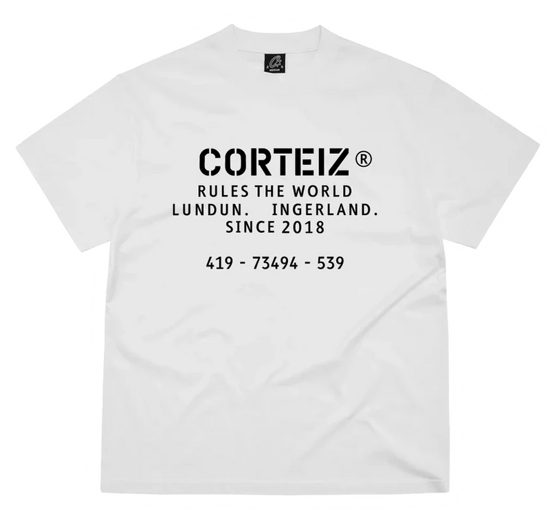 Corteiz OG Stencil Tee White