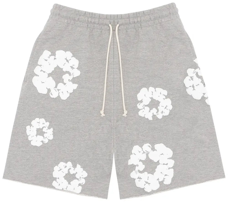 Denim Tears The Cotton Wreath Shorts Grey