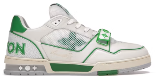 Louis Vuitton Trainer Green Mesh
