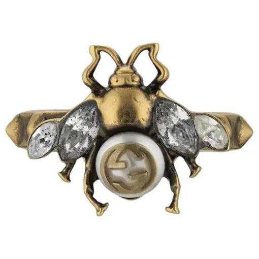 Gucci Gold Metal Bee Ring