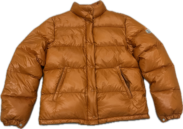 Moncler Giubbotto Puffer Jacket Orange