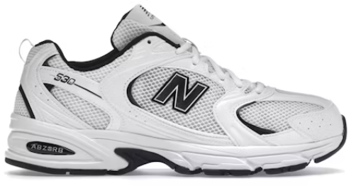 New Balance 530 White Black Details