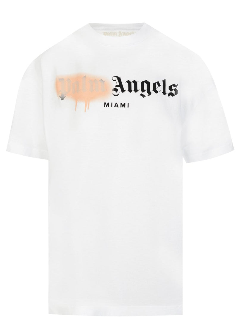 Palm Angels Miami Sprayed Tee White