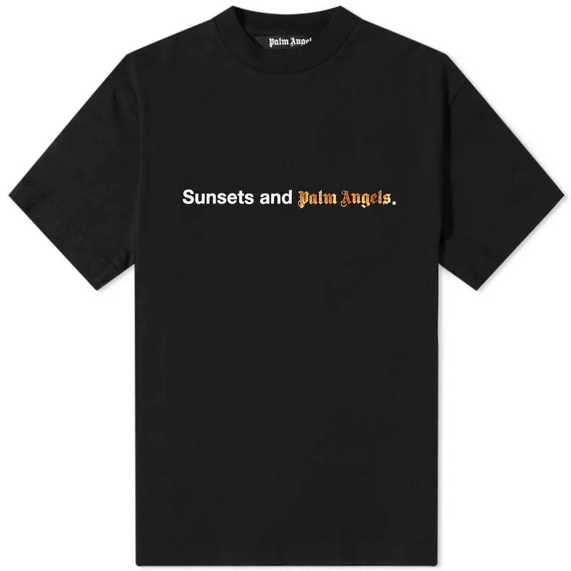 Palm Angels Sunsets Tee Black