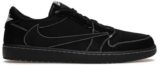 Jordan 1 Low x Travis Scott Black Phantom
