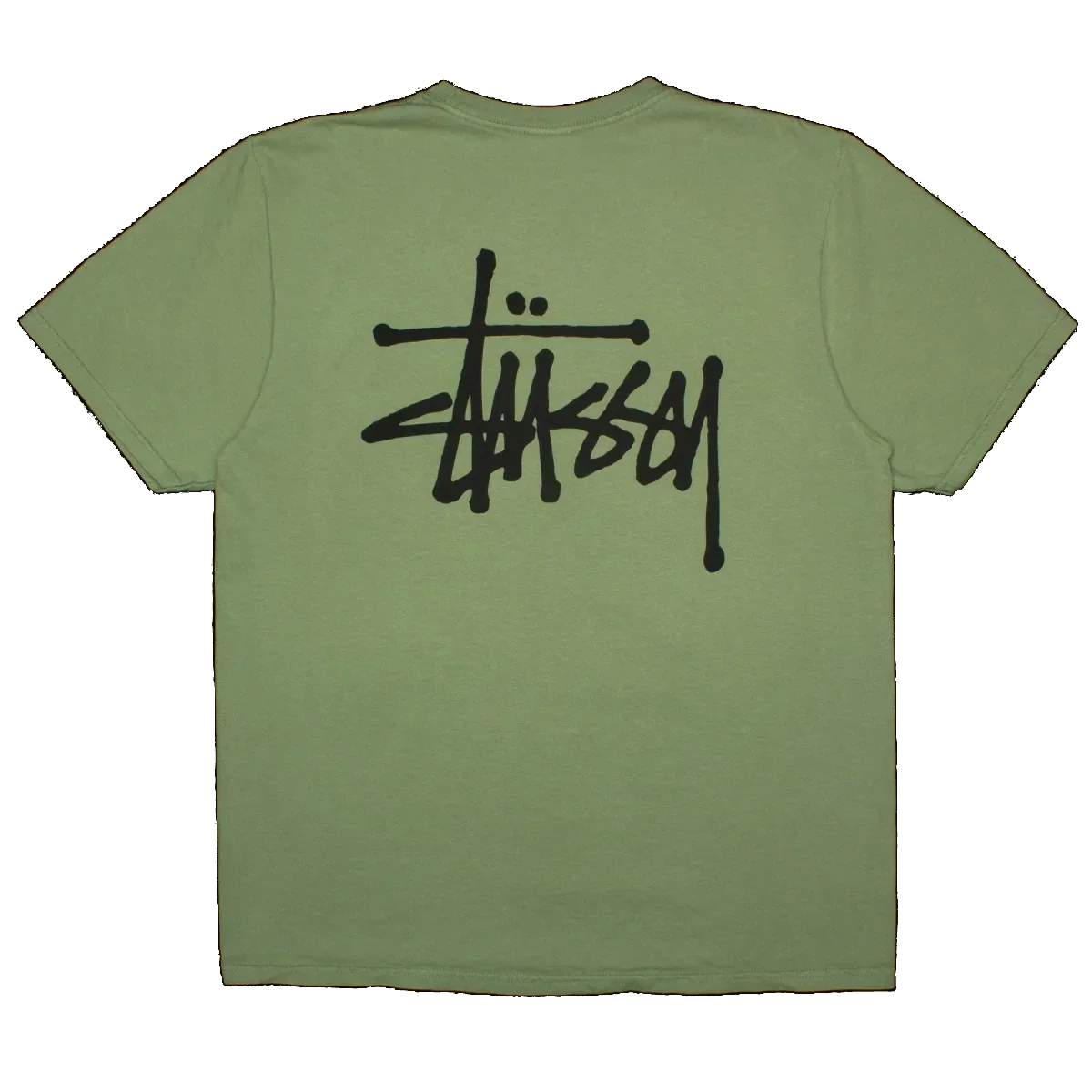 Stussy Basic Logo Tee Moss