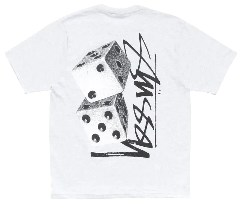 Stussy Tall Dice Tee Ash Heather