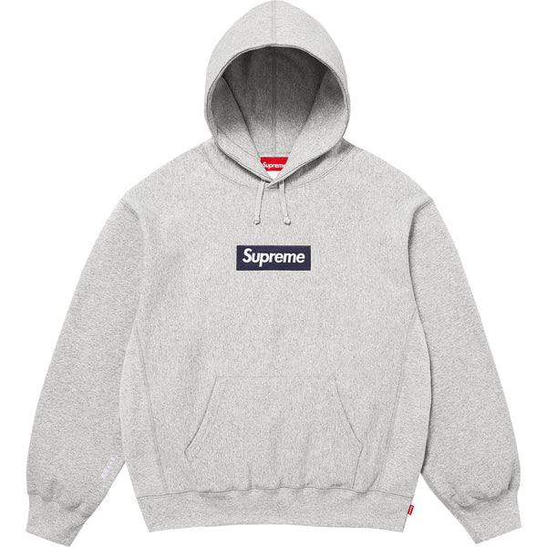 Supreme Box Logo Hooded Sweatshirt 'Heather Grey' FW25