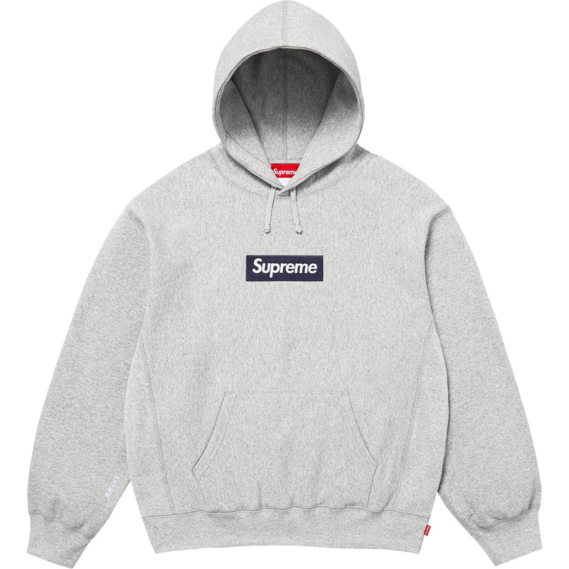 Supreme Box Logo Hooded Sweatshirt 'Heather Grey' FW25