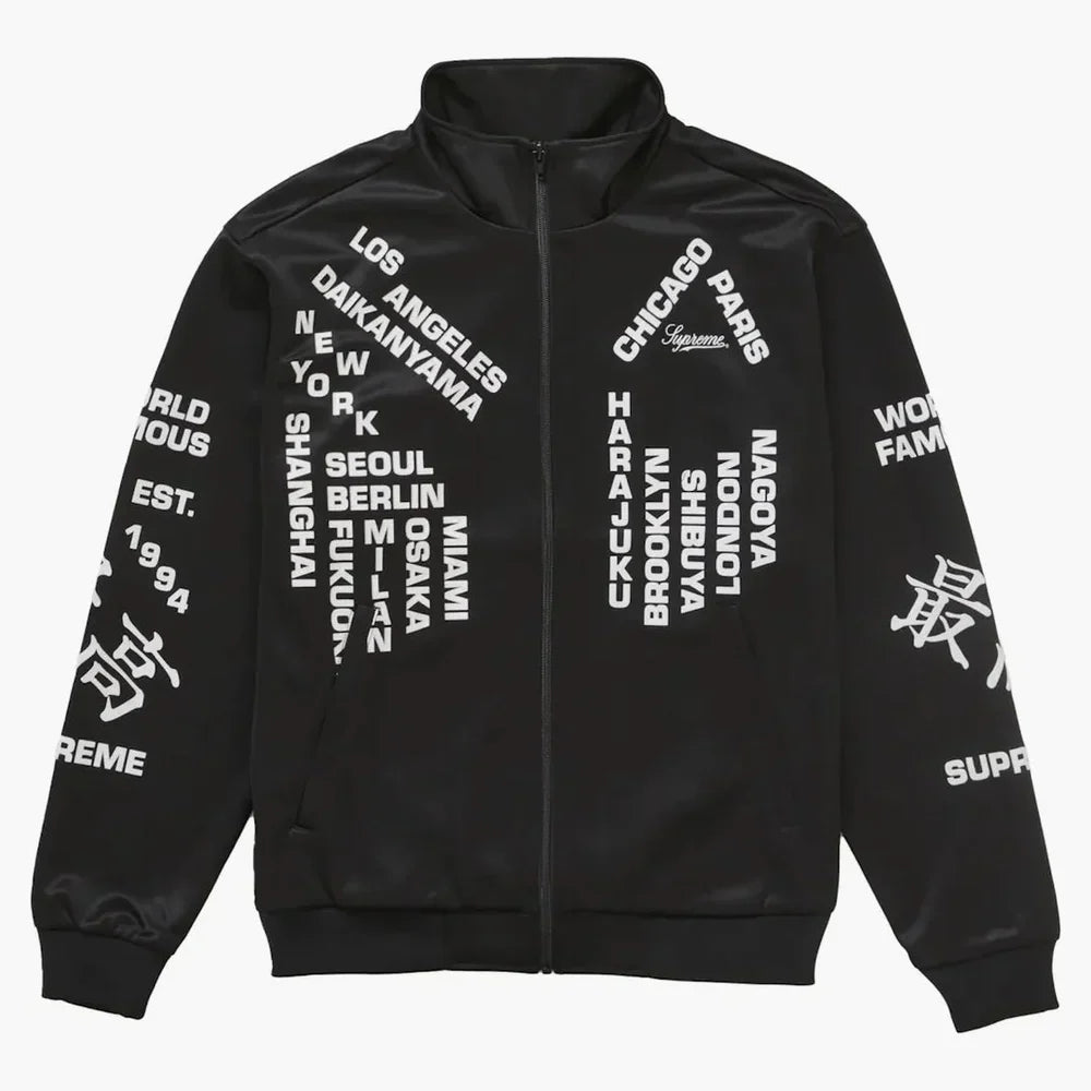 Supreme Worldwide Tricot Track Black