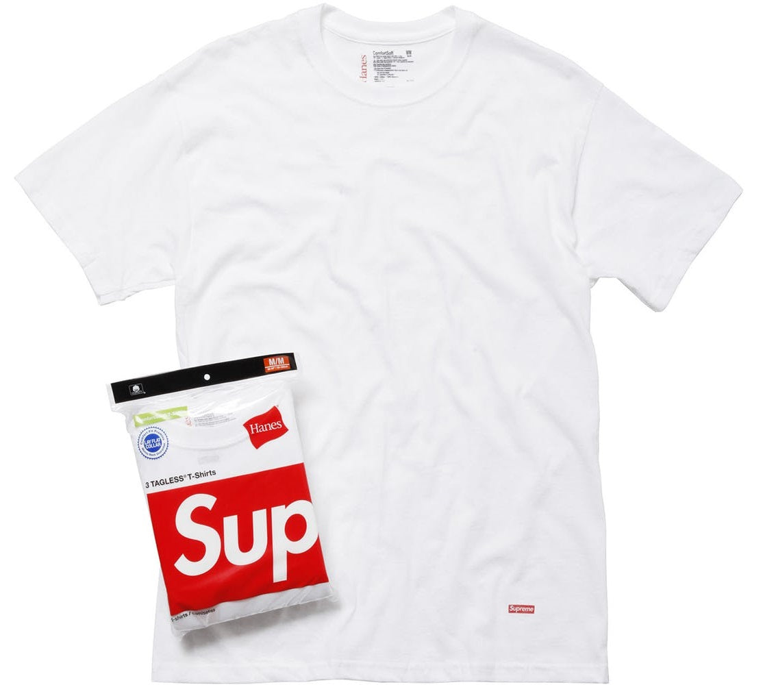 Supreme x Hanes Tee White