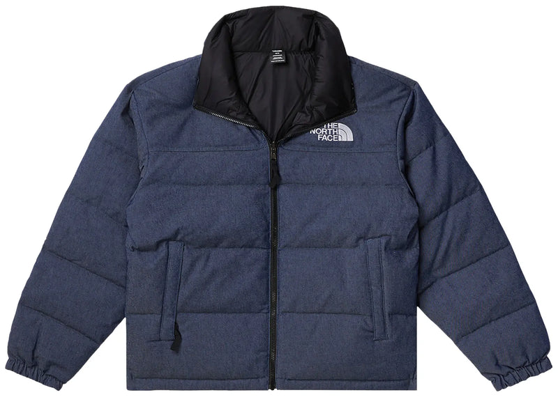 The North Face 92 Reversible Nuptse Jacket Denim Blue/TNF Black