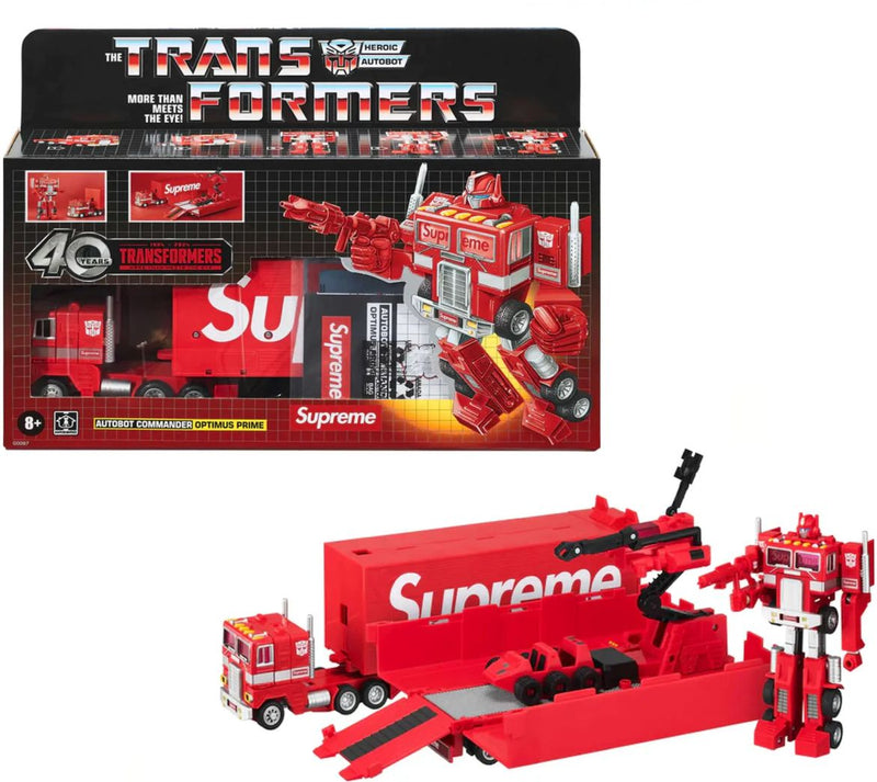Supreme Transformers G1 Optimus Prime Figure Red - SS25