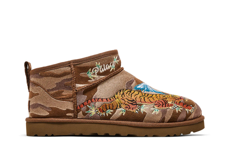 Palace x UGG Classic Ultra Mini Boot 'Chestnut Camo'