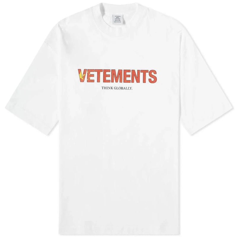 Vetements China Flag Logo White
