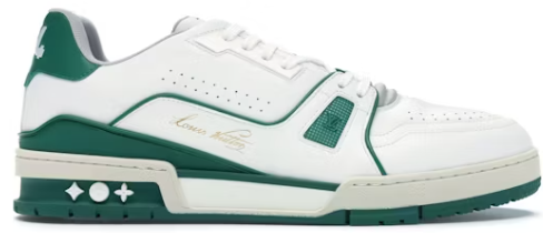 Louis Vuitton LV Trainer Sneaker Low White Green