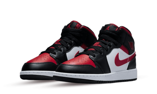 Jordan 1 Mid Alternate Bred Toe (GS)