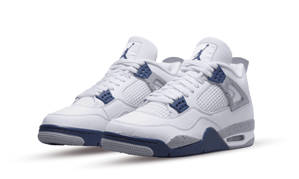 Air Jordan 4 Retro White Midnight Navy Air Jordan 4 Retro White Midnight Navy