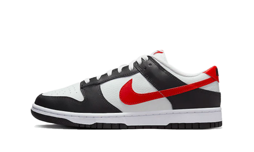 Nike Dunk Low Red Swoosh Panda