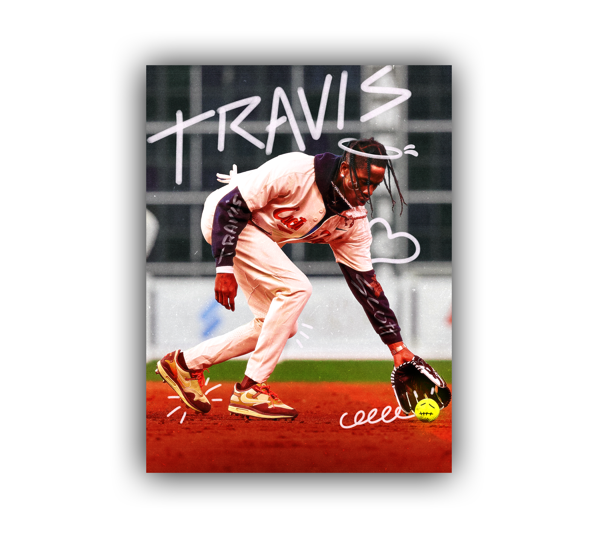 Obraz Travis Scott Baseball Obraz Travis Scott Baseball