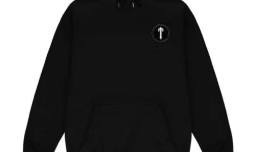 IRONGATE PATCH HOODIE - BLACK/WHITE