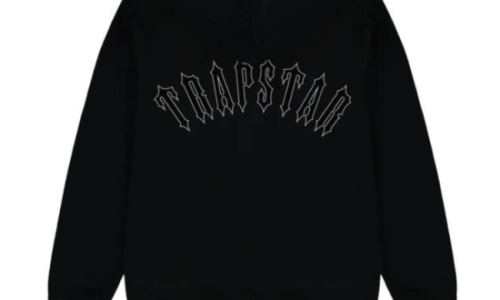 IRONGATE PATCH HOODIE - BLACK/WHITE
