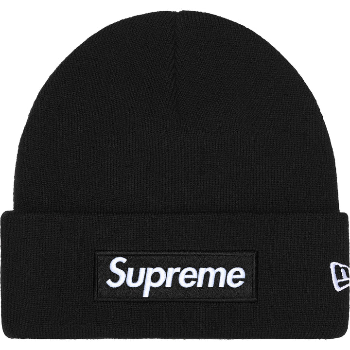 Czapka Supreme New Era Box Logo Beanie - Czarna Czapka Supreme New Era Box Logo Beanie - Czarna