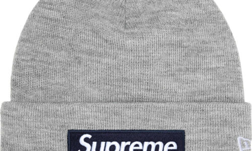 Czapka Supreme New Era Box Logo Beanie - Czarna Czapka Supreme New Era Box Logo Beanie - Czarna